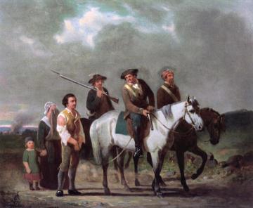 Tories with a Prisoner Artwork by William Tylee Ranney