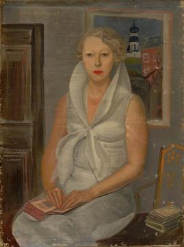 Portrait of a Lady Artwork by Boris Grigoriev