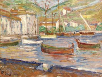 Cassis, the Harbor Artwork by Paul Signac