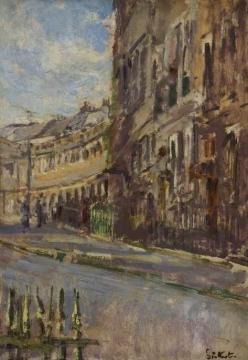 Lansdown Crescent, Bath Artwork by Walter Richard Sickert