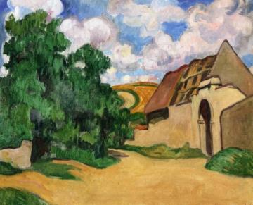 An Abandoned Farm Artwork by Louis Valtat