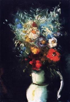 Vase Of Flowers Artwork by Maurice De Vlaminck