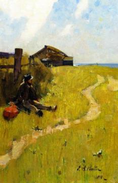 The Wayfarer Artwork by Edward Arthur Walton