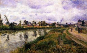 The Banks of the Oise Artwork by Camille Pissarro