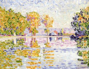 Samois, Study No. 10 Artwork by Paul Signac