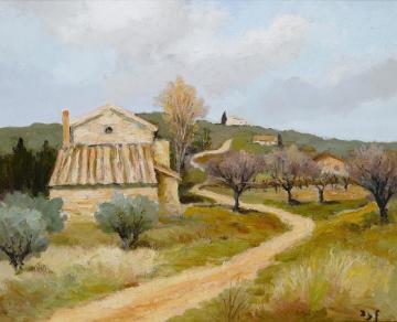 The Road To The Farm Artwork by Marcel Dyf