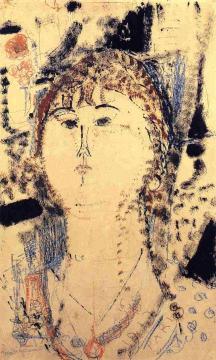 Rosa Porprina Artwork by Amedeo Modigliani