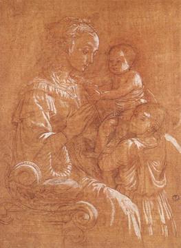 Madonna with the Child and two Angels Artwork by Fra Filippo Lippi
