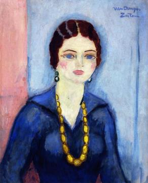 Portrait Of Madame Mahmoud Bey Sultanhelmeja-zeïtoun Artwork by Kees Van Dongen