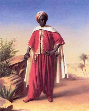 Portrait Of An Arab Artwork by Horace Vernet