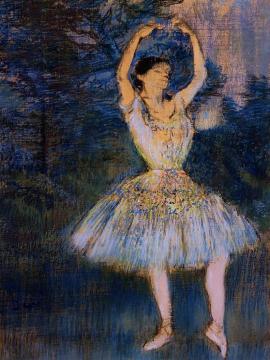 Dancer with Raised Arms Artwork by Edgar Degas