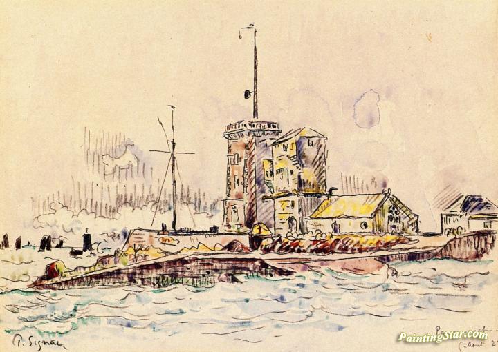 Penmarch Artwork by Paul Signac