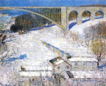 High Bridge Artwork by Frederick Childe Hassam