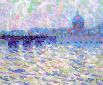 The Pont Des Arts Artwork by Auguste Herbin