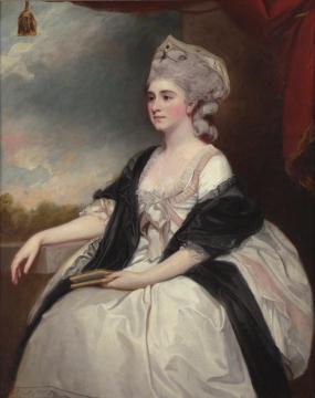 Mrs Mary Lutwyche, Nee Thomas Artwork by George Romney