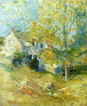 The Artist's House Through The Trees Artwork by John Twachtman