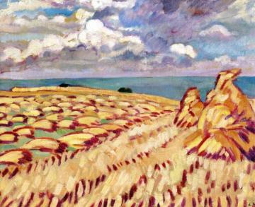 Normandy, Harvest By The Sea Artwork by Louis Valtat