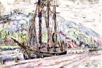 Pontrieux Artwork by Paul Signac