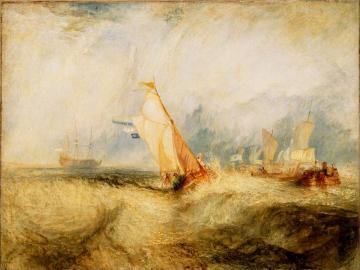 Van Tromp, Going About to Please His Masters Artwork by Joseph Mallord William Turner