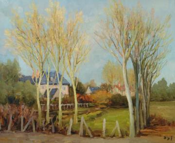 Landscape In Dordogne Artwork by Marcel Dyf