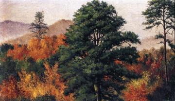 Autumn Scene In The North Carolina Mountains Artwork by William Aiken Walker