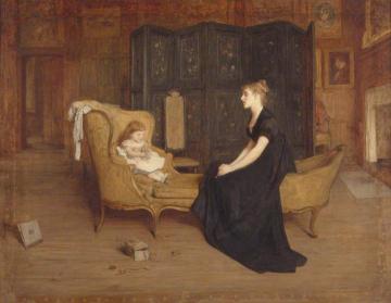 Her Idol Artwork by Sir William Quiller Orchardson