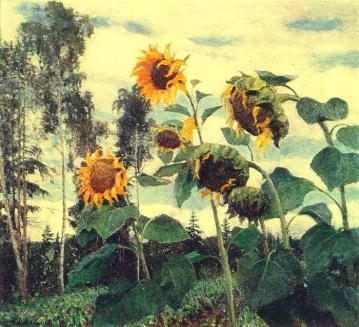 Sunflowers Artwork by Igor Grabar
