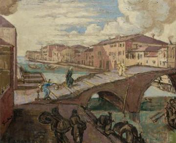 Il Cannaregio, Venezia Artwork by Walter Richard Sickert