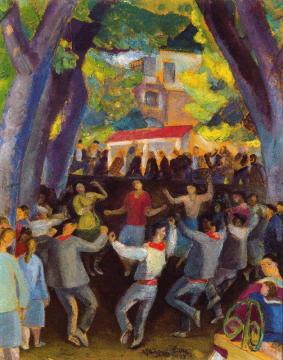 Sunday Afternoon In Vasconia Artwork by Daniel Vazquez Diaz