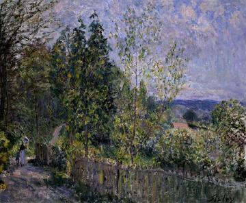 The Road in the Woods Artwork by Alfred Sisley