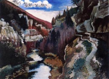 Landscape Of Doubs Artwork by Auguste Herbin