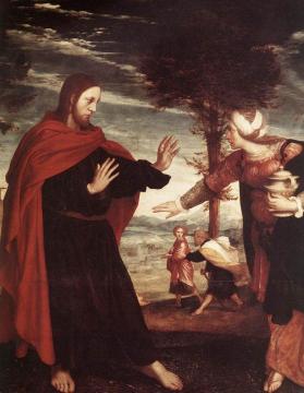 Noli me Tangere [detail] Artwork by Hans Holbein the Younger