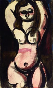Nude. Project Album: Virgins and Non-Virgins Artwork by Georges Rouault