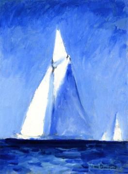 Sailboat Artwork by Kees Van Dongen