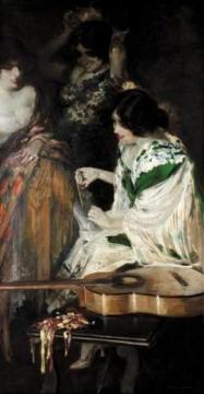 Flamencas Artwork by Julio Vila Prades