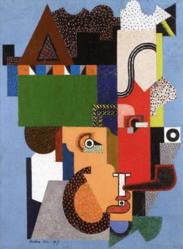 Composition, December 1917 Artwork by Auguste Herbin