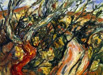Landscape With Trees Artwork by Chaim Soutine