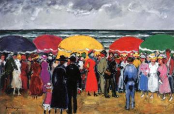 Sunday On The Beach Artwork by Kees Van Dongen