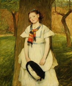 A Girl in a Muslin Dress Artwork by Sir William Quiller Orchardson