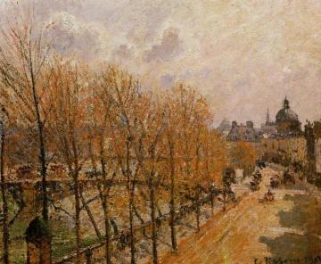 Quai Malaquais - Morning, Sun Artwork by Camille Pissarro
