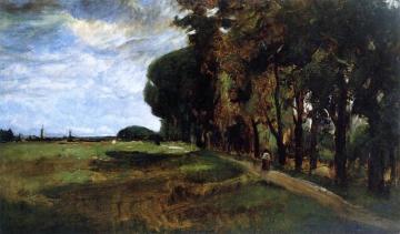 View Near Polling Artwork by John Twachtman