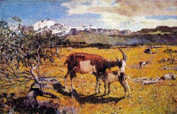 Alpe di Maggio Artwork by Giovanni Segantini