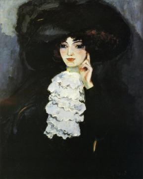 Woman With Frill Artwork by Kees Van Dongen