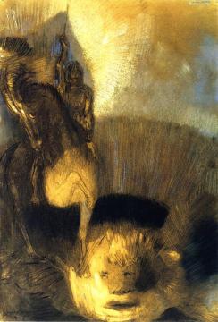 Horseman Artwork by Odilon Redon