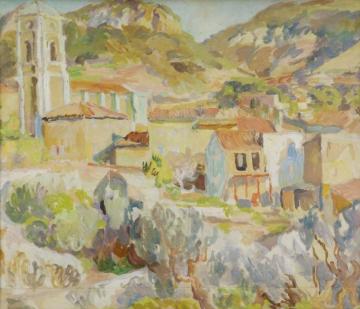 Landscape In Provence: Cassis Artwork by Duncan Grant