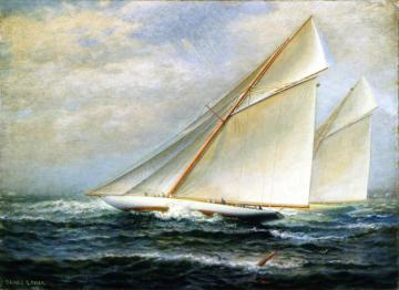 America's Cup Racing Artwork by James Gale Tyler