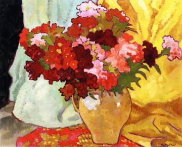 Vase Of Flowers Artwork by Louis Valtat