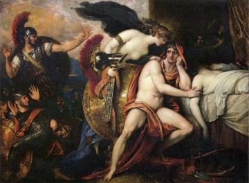 Thetis Bringing The Armor To Achilles Artwork by Benjamin West