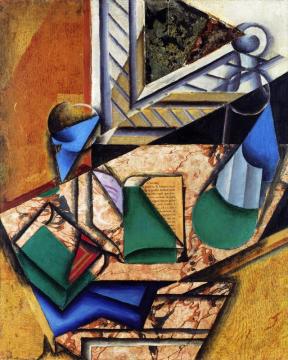 The Marble Console Artwork by Juan Gris