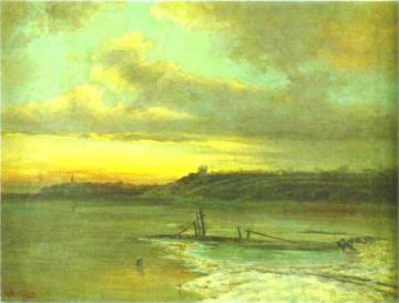 Spring Thaw Artwork by Alexei Kondratevich Savrasov